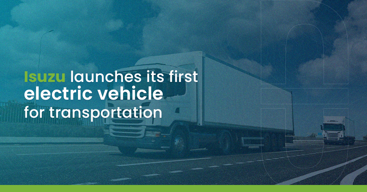 Isuzu launches its first electric vehicle for transportation Onus